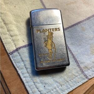 Vintage 1967 Planters Peanut Advertising Zippo Lighter